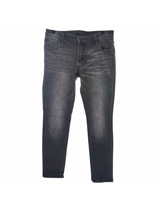 Kut from the Kloth Denim - KUT Catherine Boyfriend Jeans 4 Black Wash Straight
